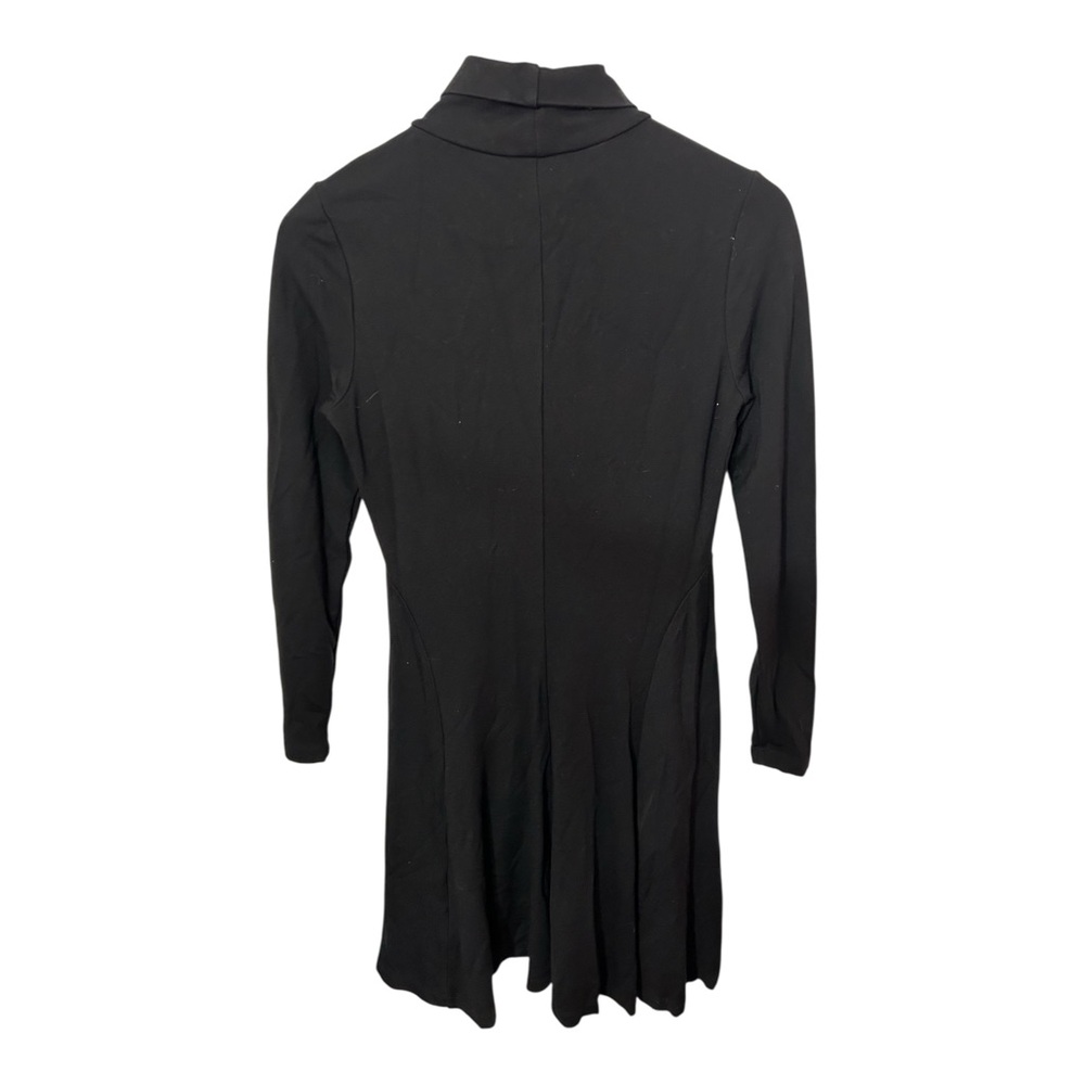 Seraphine‎ Black Turtleneck Long Sleeve Dress Maternity Petite US 4 Classic - Picture 3 of 4